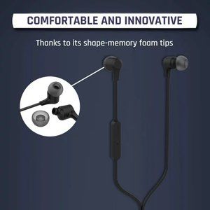 Groove onn In-ear Earphones with Microphone Lightning & Connector Black IPhone